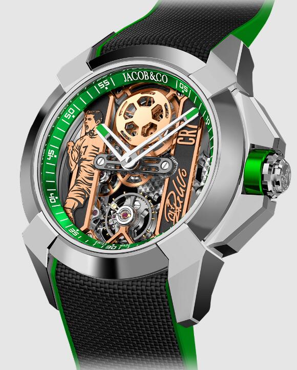 Jacob & Co Replica watch EPIC X CR7 - HEART OF CR7 EX120.10.BC.AA.ABRUA